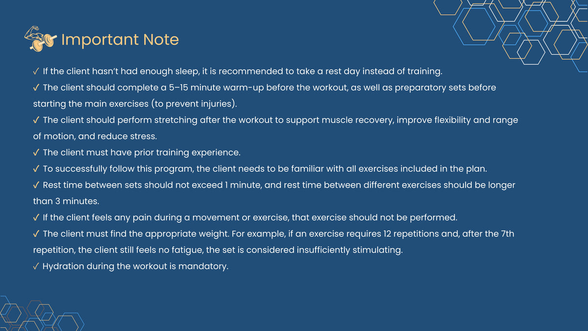 Training Plan & Program E-Book